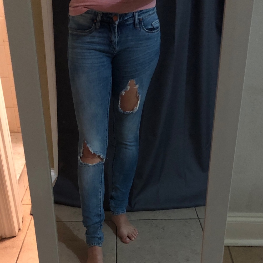 Blank NYC distressed jean